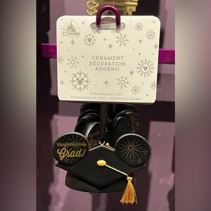 Disney Parks Congratulations Grad Graduation Mortarboard Christmas Ornament NEW
